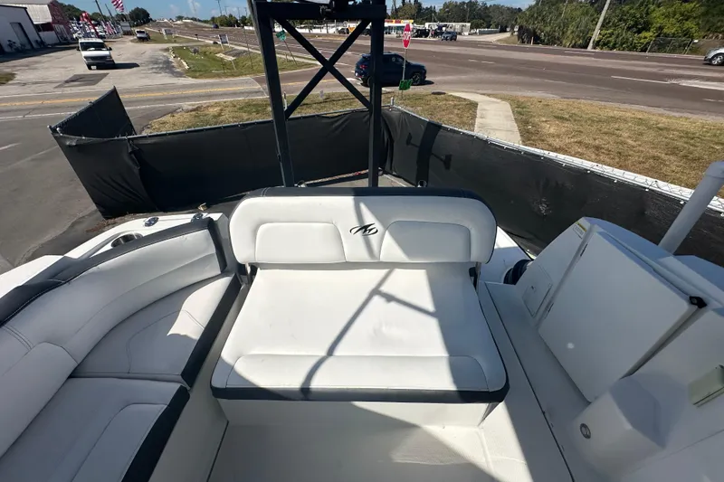 Slide: The Image of Engine compartment of a 2016 Monterey 295 Sport Yacht with Big Block V8 engine. - 103