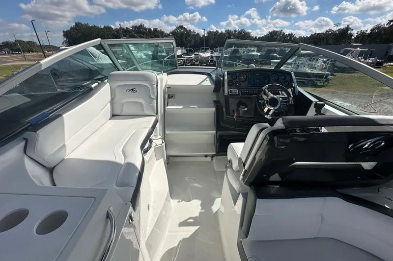 Slide: The Image of Storage compartment with cooler on 2016 Monterey 295 Sport Yacht. - 31
