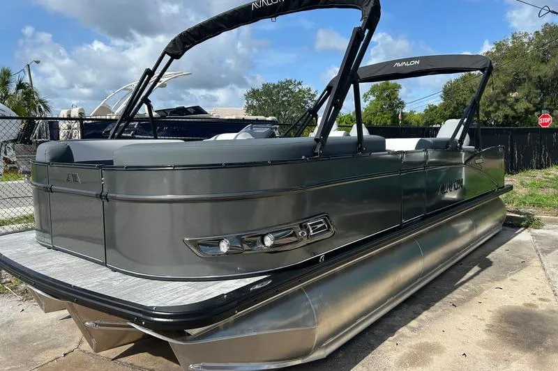 The Image of 2025 Avalon Catalina Rear Fish pontoon boat with sleek design and modern features. - 1
