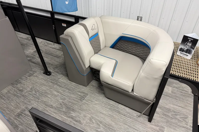 Slide: The Image of Luxurious seating in 2026 Qwest M-Class 22 Pro Sport boat, featuring modern design and comfort. - 3