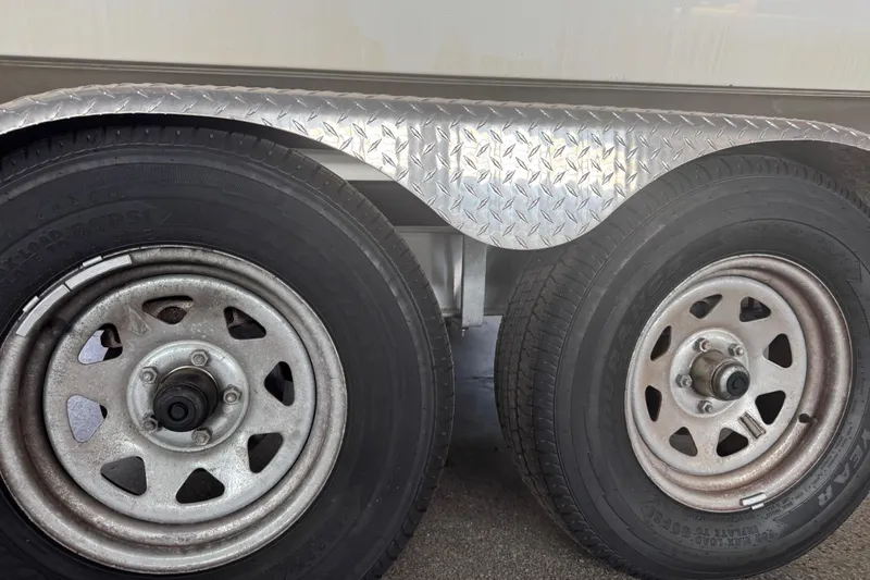 Slide: The Image of Red 2017 Formula 240 Bowrider boat with metallic logo and branding. - 10