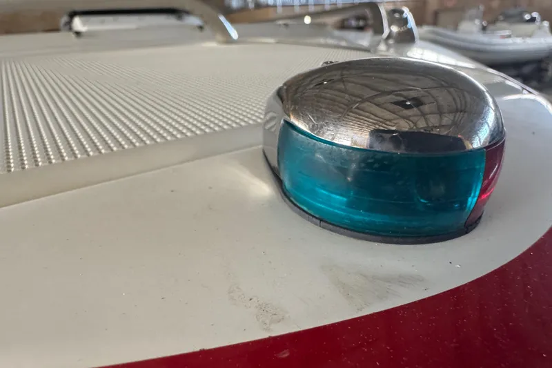 Slide: The Image of Control panel of a 2017 Formula 240 Bowrider boat with various switches and labels. - 26