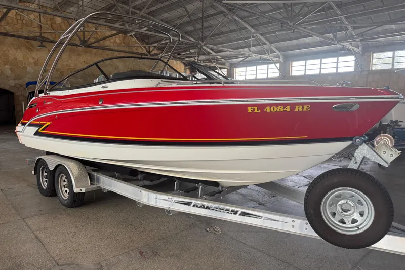 Slide: The Image of Clarion M606 stereo system in 2017 Formula 240 Bowrider boat dashboard. - 28