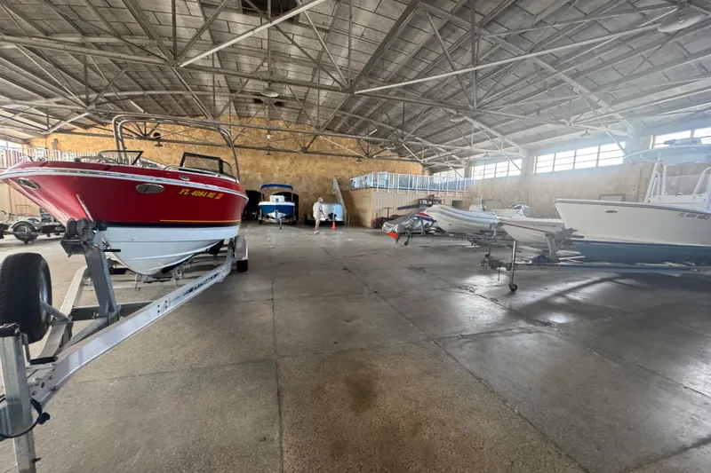 Slide: The Image of Interior storage compartment of 2017 Formula 240 Bowrider boat. - 35