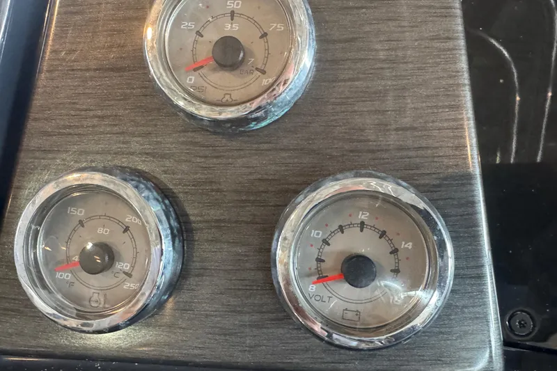 Slide: The Image of 2017 Formula 240 Bowrider boat on trailer in indoor storage facility. - 64