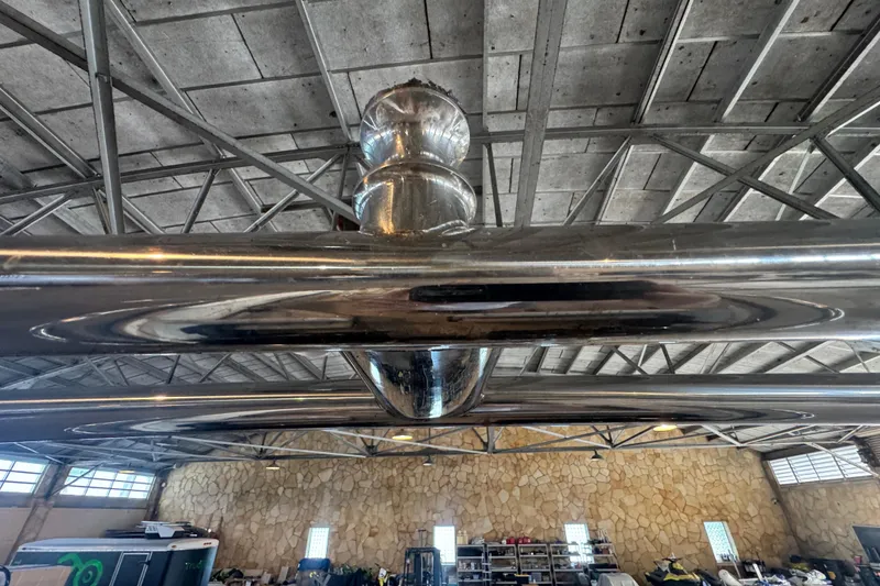 Slide: The Image of Indoor storage of boats, featuring a 2017 Formula 240 Bowrider and other vessels. - 72