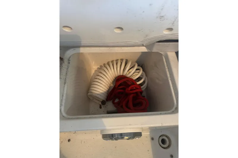 Slide: The Image of Shiny metal structure inside a warehouse, Formula 240 Bowrider, 2017 model. - 79