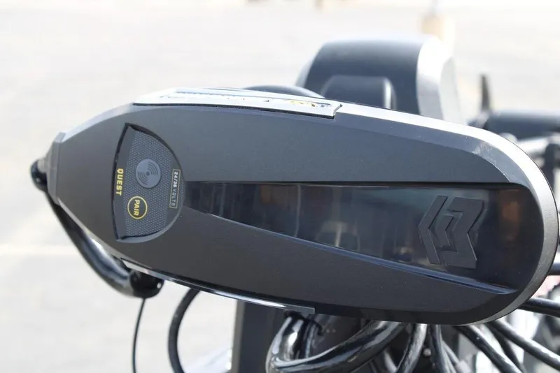 Slide: The Image of Close-up of 2026 Skeeter ZXE21 boat component with Quest and Pair features. - 6