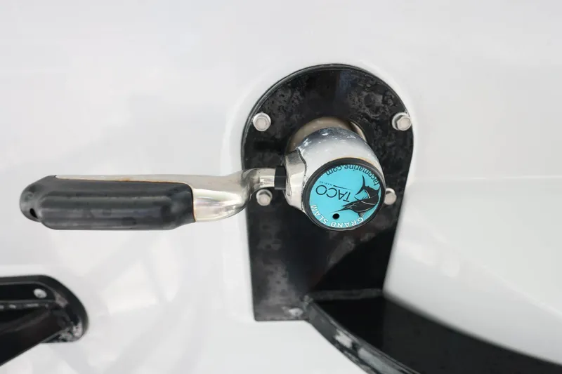 Slide: The Image of Close-up of a 2022 Sea Fox 368 Commander boat handle and fitting. - 47
