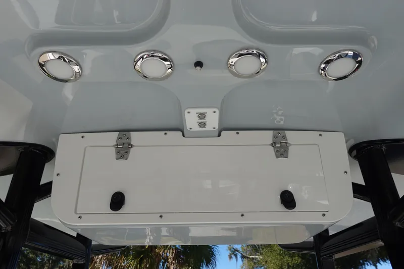 Slide: The Image of 2026 Sea Hunt BX 22 BR boat with Garmin electronic equipment installed. - 21