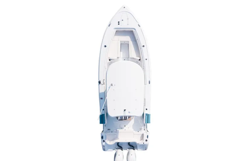 Slide: The Image of 2026 Sea Hunt Ultra 275 SE boat on trailer, parked outdoors. - 2