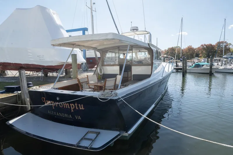 Slide: The Image of 2005 Mast & Mallet Thomas Point boat docked in marina, Alexandria, VA. - 56