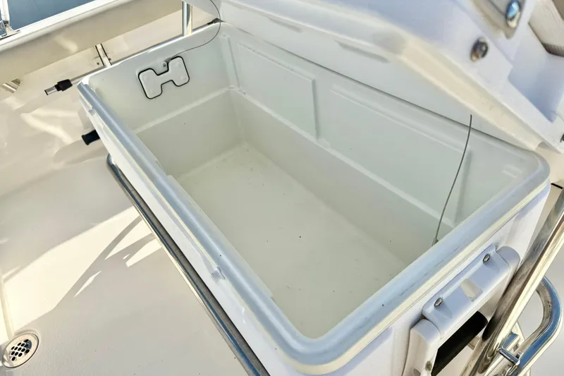 Slide: The Image of Open storage compartment on 2023 Key West 188 Bay Reef boat. - 28