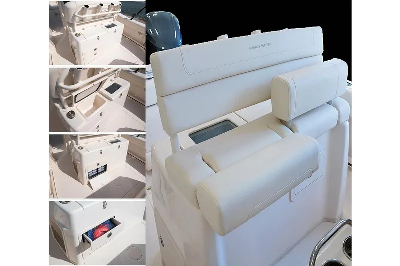 Slide: The Image of Manufacturer Provided Image: 2020 Grady-White Canyon 271 boat seating and storage compartments. - 33