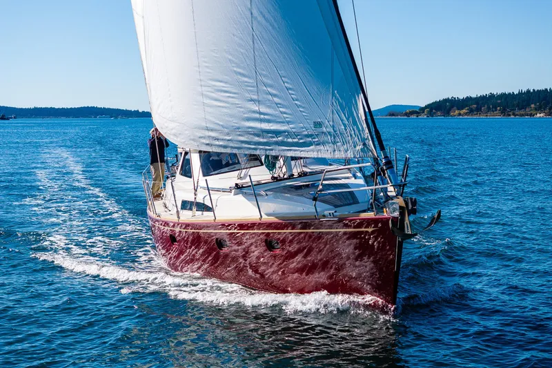 The Image of Sailing yacht Ron Holland 50, 2013 model, cruising on a sunny day. - 0