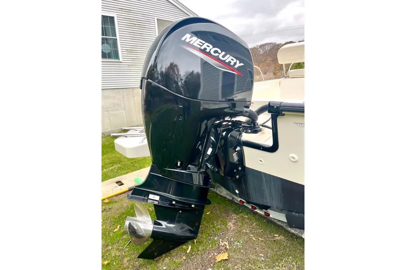 Slide: The Image of Inspection hatch on 2020 Boston Whaler 210 Montauk boat deck. - 18