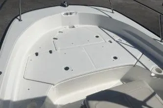 Slide: The Image of 2024 Boston Whaler 190 Montauk boat deck, spacious and well-designed for comfort. - 8