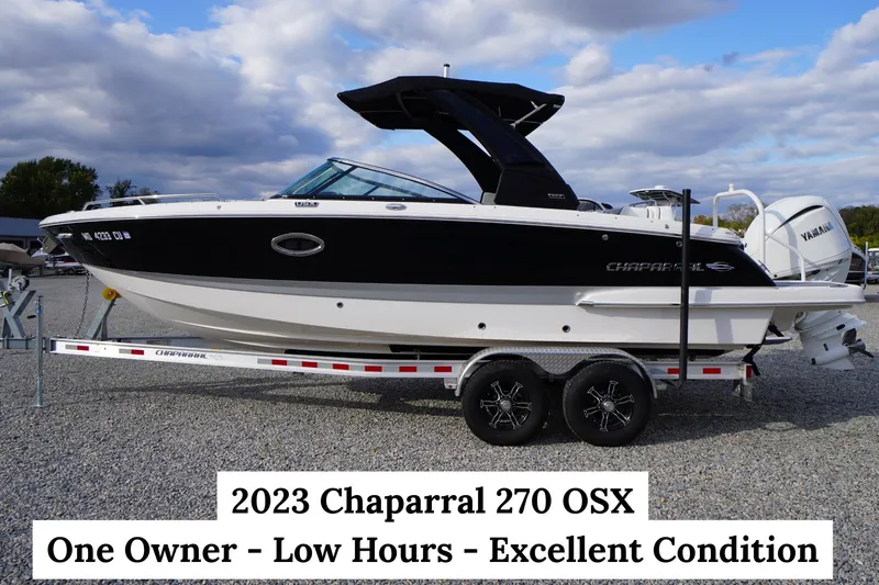 The Image of 2023 Chaparral 270 OSX boat on trailer, excellent condition, low hours, one owner. - 0