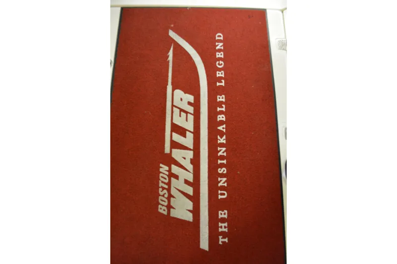 Slide: The Image of Interior view of 2019 Boston Whaler 350 Realm, featuring a sleek shower fixture. - 54