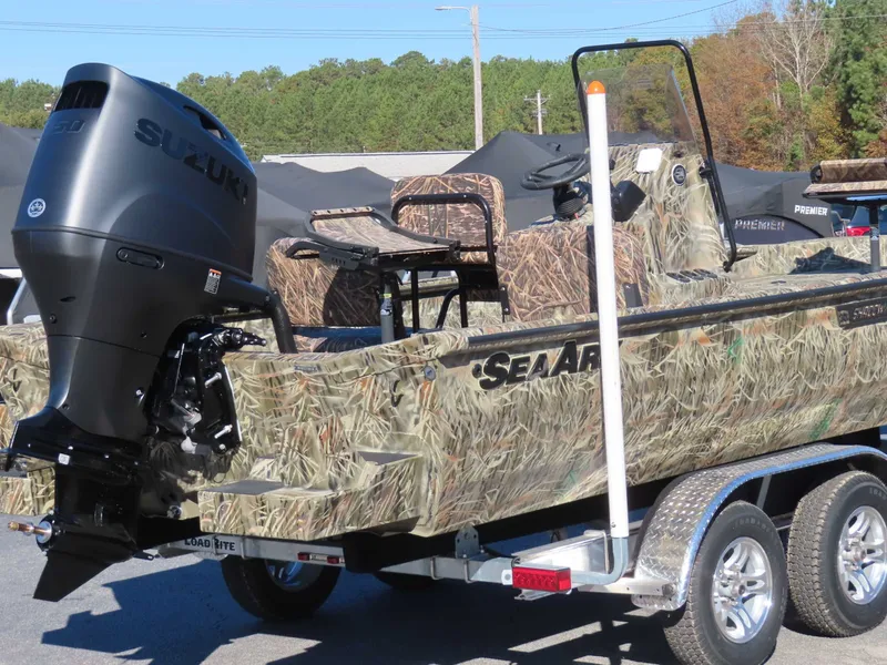 Slide: The Image of SeaArk Shadow 20T CC Suzuki 150 w/trailer 2026 - 27