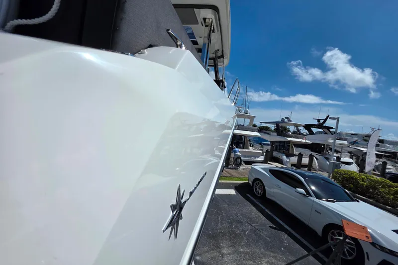 Slide: The Image of 2021 Jeanneau Leader 10.5 WA boat interior, featuring sleek design and modern amenities. - 22