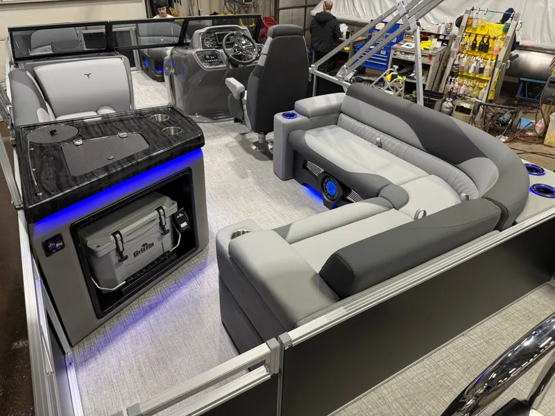 Slide: The Image of Tahoe LTZ 2385 Elite Windshield Tritoon & Honda 4-Stroke EFI 2026 - 23