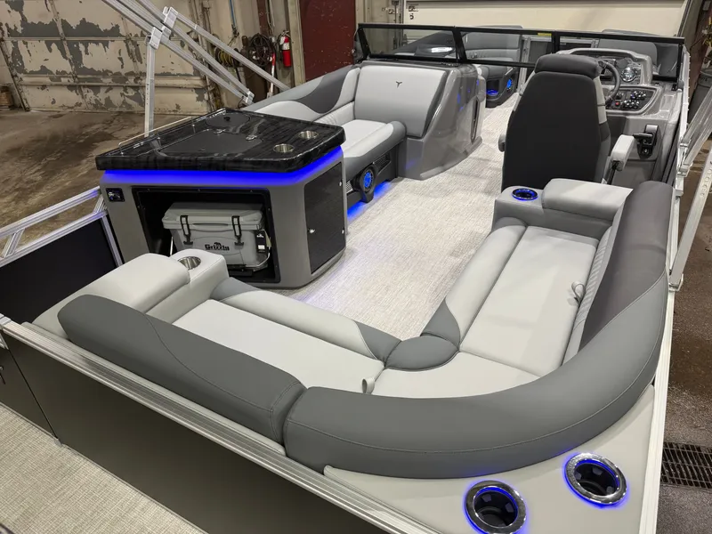 Slide: The Image of Tahoe LTZ 2385 Elite Windshield Tritoon & Honda 4-Stroke EFI 2026 - 24