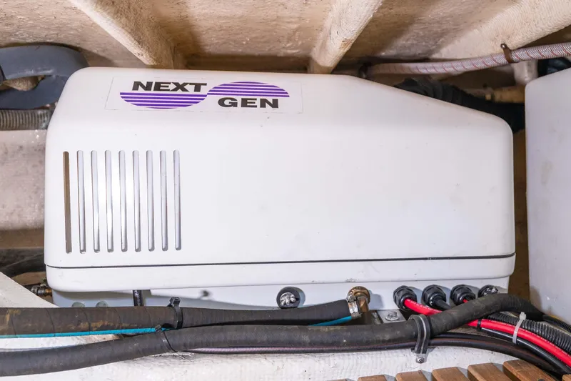 Slide: The Image of Next Gen generator in 1987 Grand Banks 32 Sedan engine room. - 22