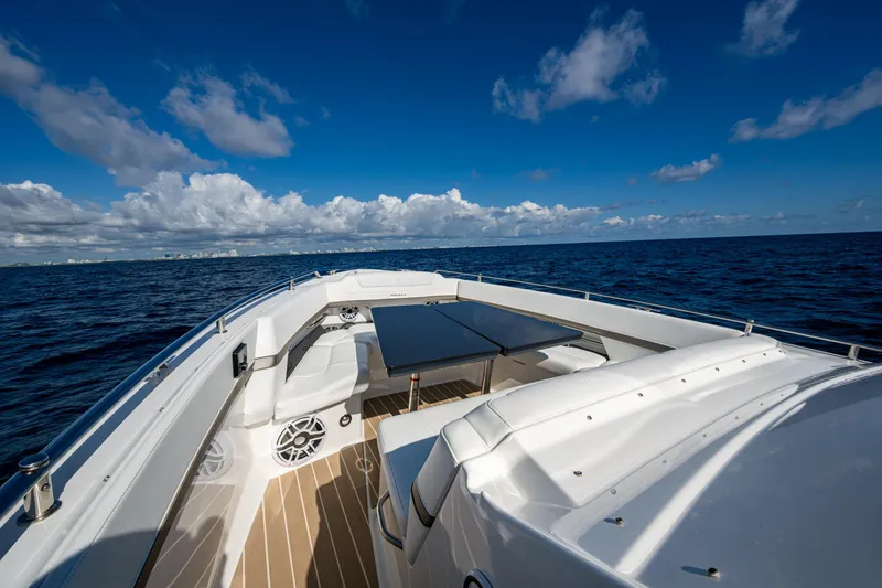 Slide: The Image of 2022 Formula 380 Super Sport Crossover OB on open sea under blue sky. - 37