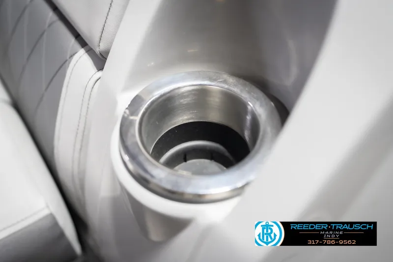 Slide: The Image of 2024 Bennington 23 LSB boat cup holder with sleek, modern design. - 53