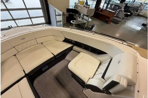 Slide: The Image of 2020 Regal 2800 Bowrider interior with spacious seating and modern design. - 16
