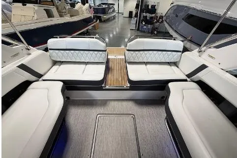 Slide: The Image of 2020 Regal 2800 Bowrider interior with spacious seating and modern design. - 19