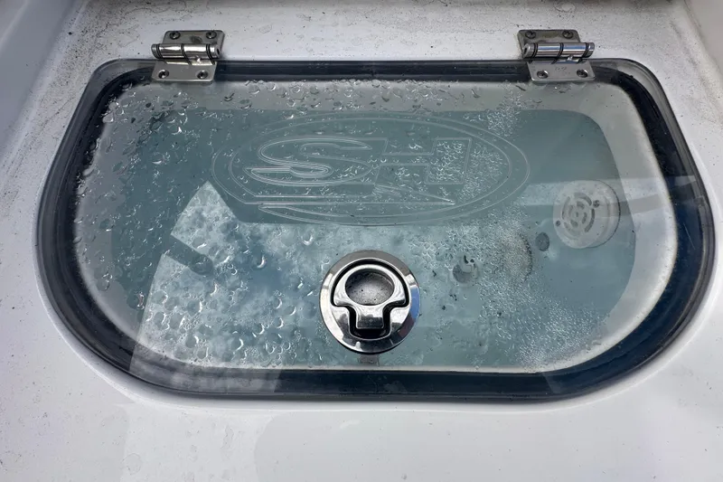 Slide: The Image of Brown cushioned seating on 2020 Sea Hunt Ultra 255 SE boat. - 130