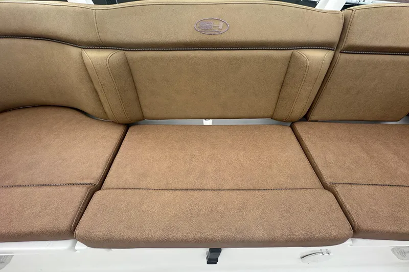 Slide: The Image of Storage compartment on 2020 Sea Hunt Ultra 255 SE boat, open and empty. - 132