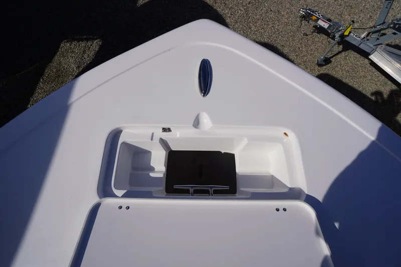 Slide: The Image of Bow of 2026 Tidewater 220 LXF boat with anchor storage compartment. - 7