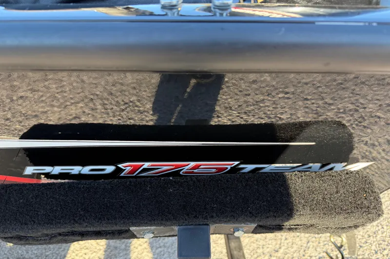 Slide: The Image of 2020 Tracker Pro Team 175 boat logo on a textured surface. - 14