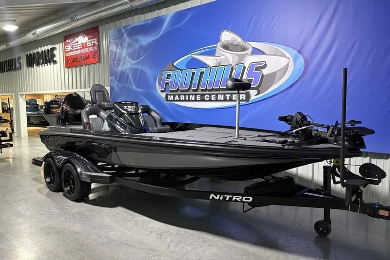 Slide: The Image of 2026 Nitro Z20 XL Pro boat with Garmin equipment and control panel. - 15