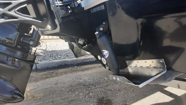 Slide: The Image of 2026 ALK2 Powerboats 23CRX motor detail, showcasing sleek design and engineering. - 16