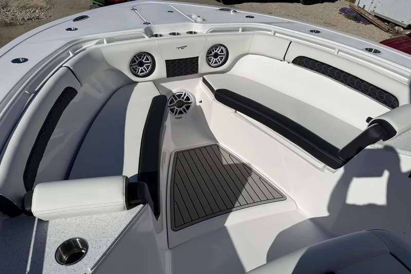 Slide: The Image of 2026 TIDEWATER 282 CENTER CONSOLE ADVENTURE BOW SEATING NO FILLER CUSHION - 18