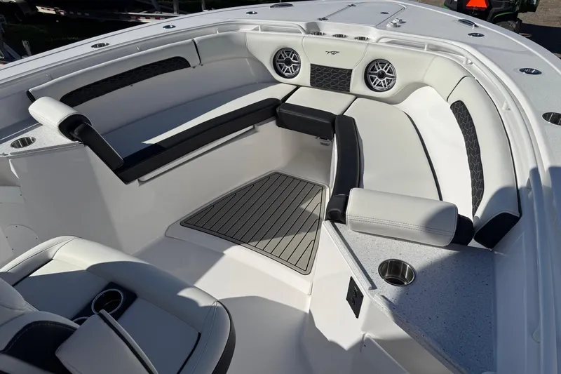 Slide: The Image of 2026 TIDEWATER 282 CENTER CONSOLE ADVENTURE BOW SEATING WITH FILLER CUSHION - 19