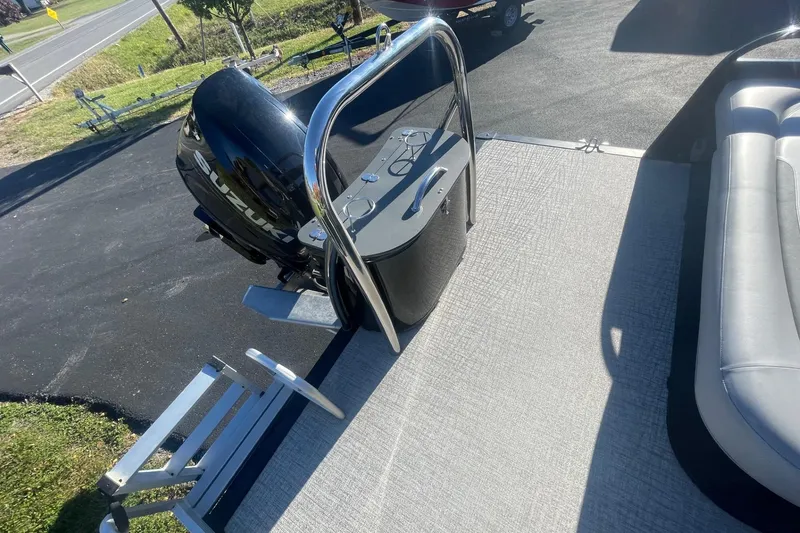 Slide: The Image of Storage compartment of 2025 Avalon Venture 2585 VRB, featuring interior details and wiring. - 38