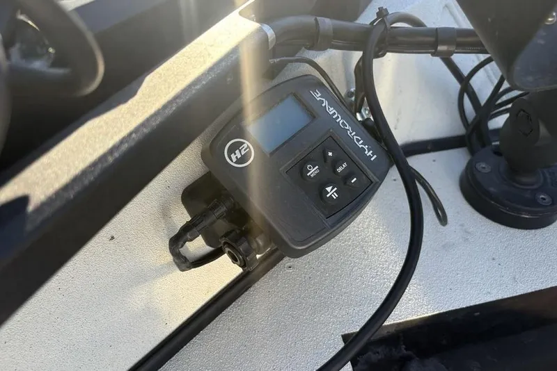 Slide: The Image of Control panel of 2024 Ranger RB200 boat with Hydrowave system. - 11