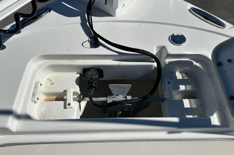 Slide: The Image of Anchor storage compartment on 2024 Sea Hunt Ultra 219 boat. - 111