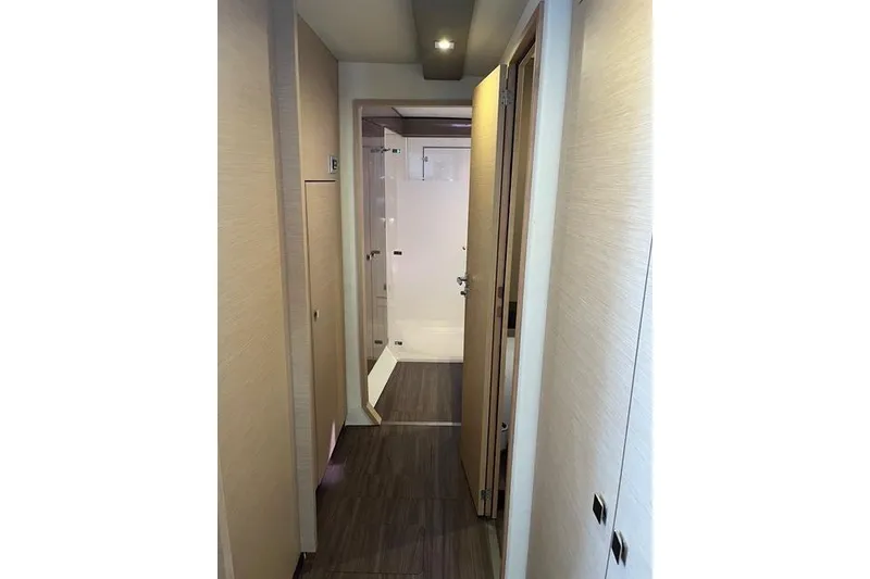 Slide: The Image of Interior hallway of 2018 Fountaine Pajot Helia 44 Evolution yacht. - 51