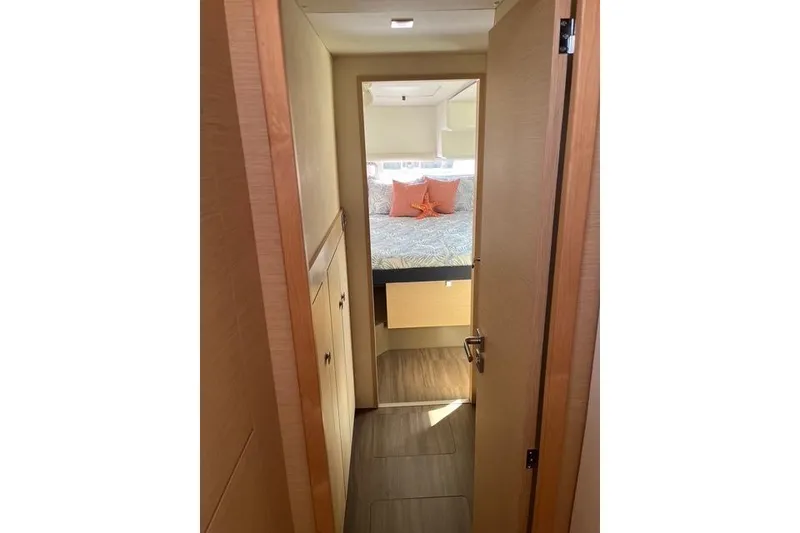 Slide: The Image of Interior view of 2018 Fountaine Pajot Helia 44 Evolution catamaran cabin. - 66