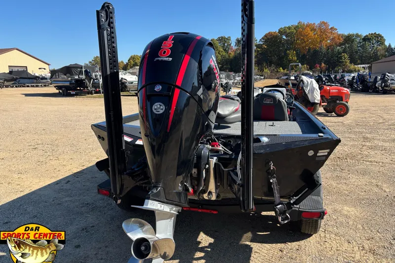 Slide: The Image of 2021 Ranger RT198P boat with 150 horsepower engine at D&R Sports Center. - 3
