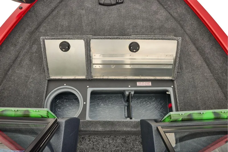 Slide: The Image of Manufacturer Provided Image: 2026 Tracker Pro Guide V-16 WT boat interior with storage compartments and livewell. - 39