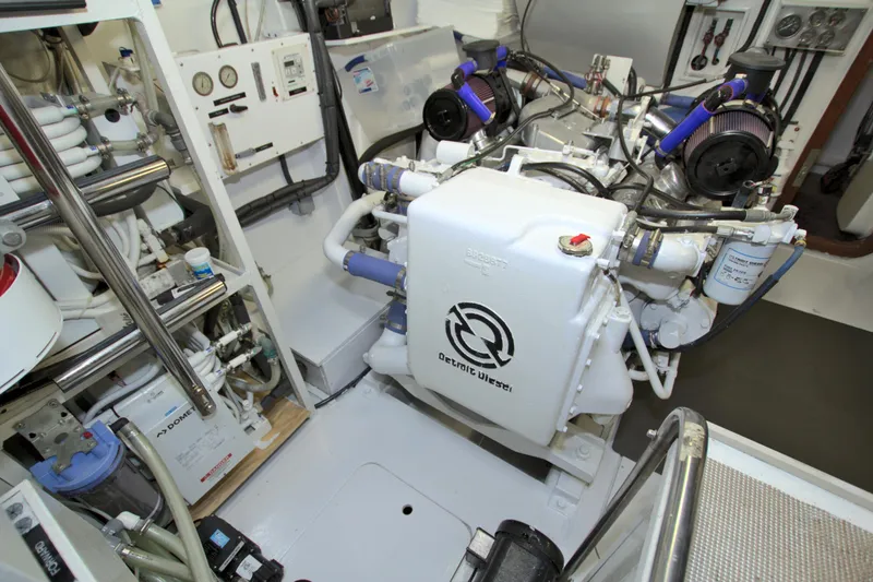 Slide: The Image of Viking 63 Cockpit Motor Yacht 1988 - 103