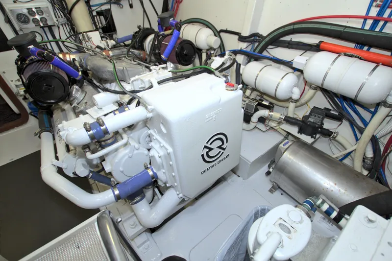 Slide: The Image of Viking 63 Cockpit Motor Yacht 1988 - 107