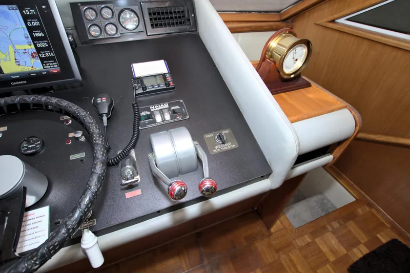 Slide: The Image of Viking 63 Cockpit Motor Yacht 1988 - 50